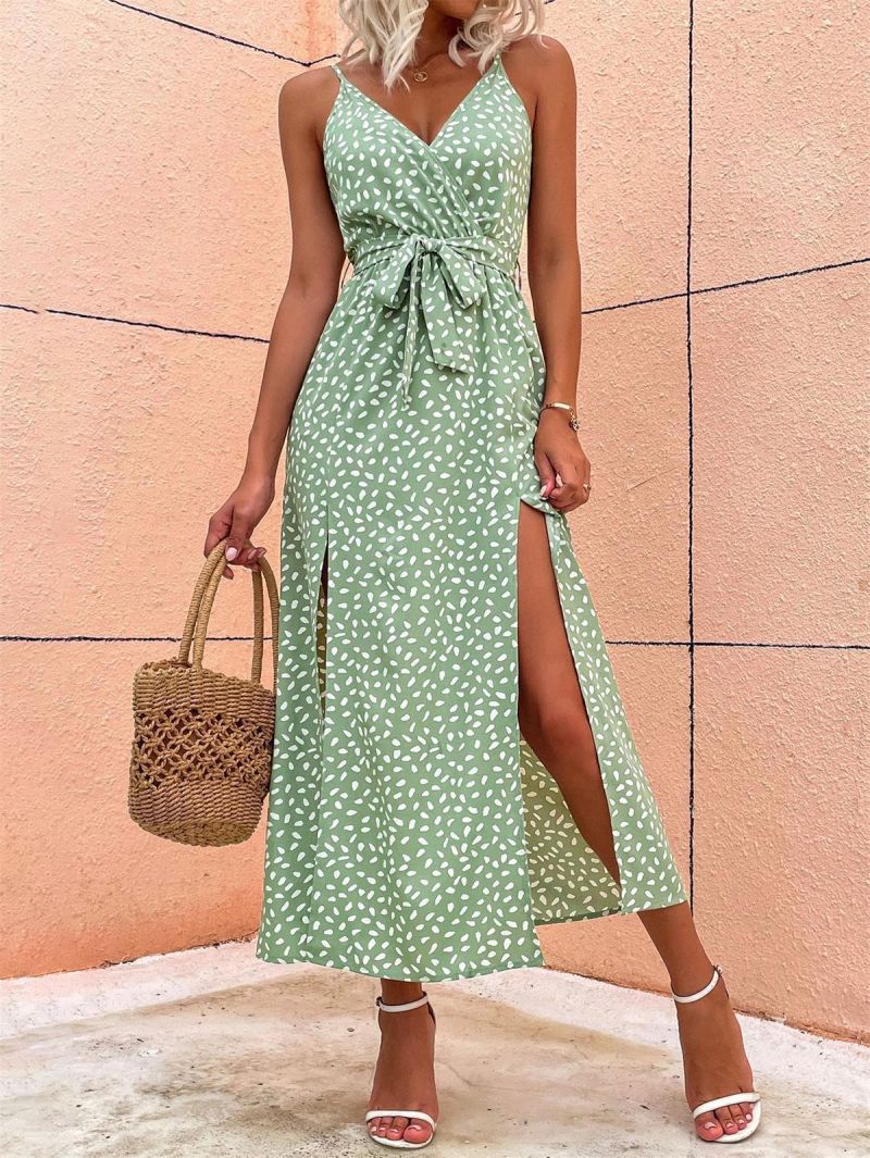 Casual V Neck Sleeveless Dress-SavanaZon