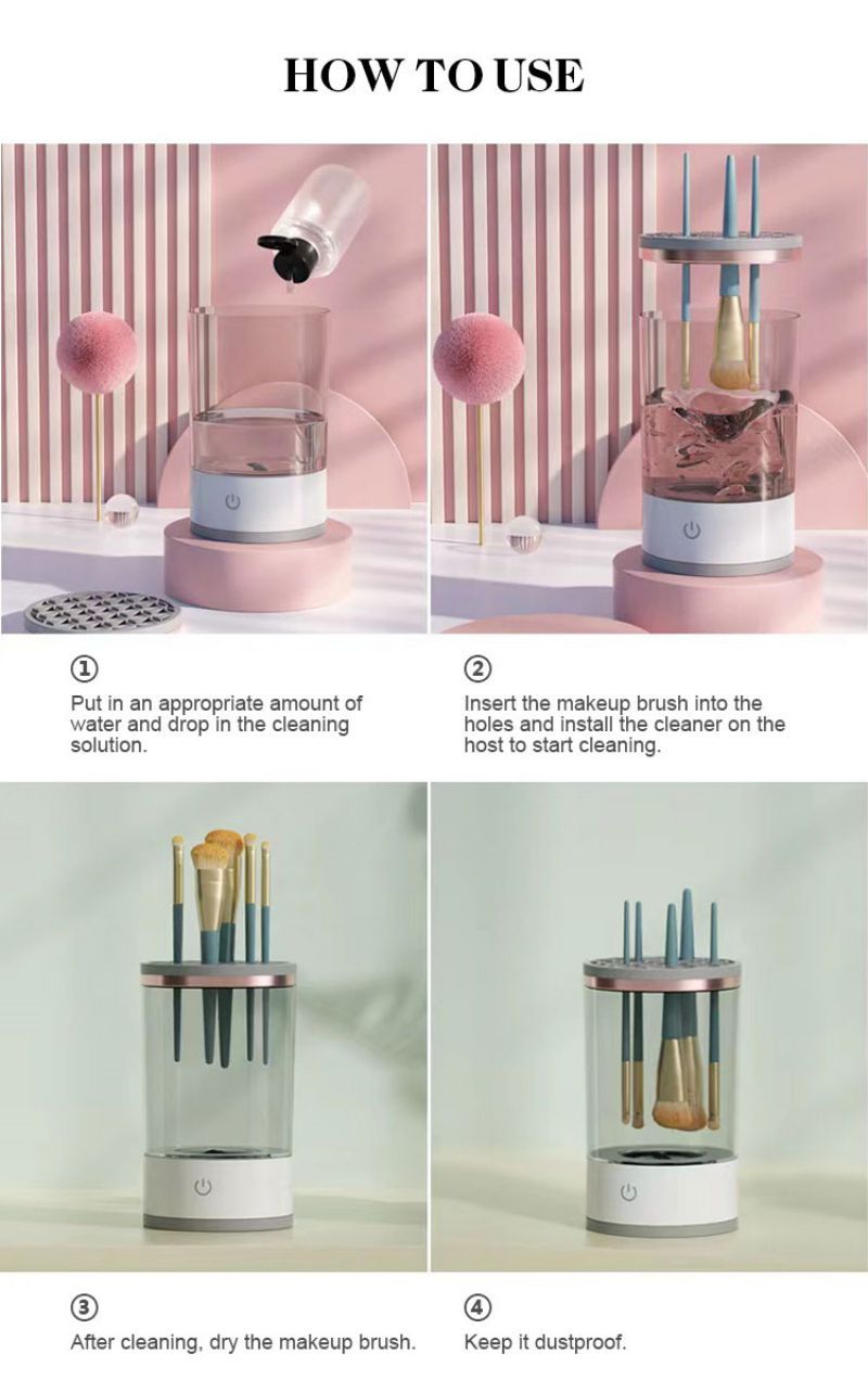 Portable Makeup Brush Cleaner-SavanaZon