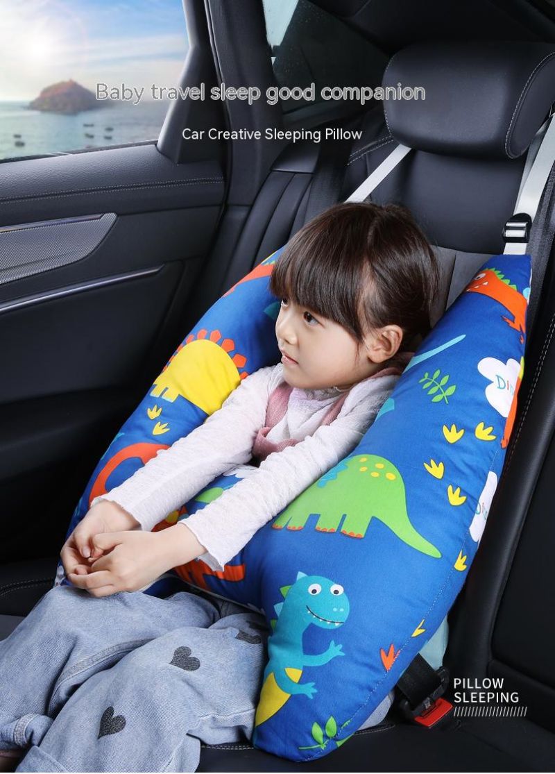 H Shape Dinosaur Car Headrest Pillow