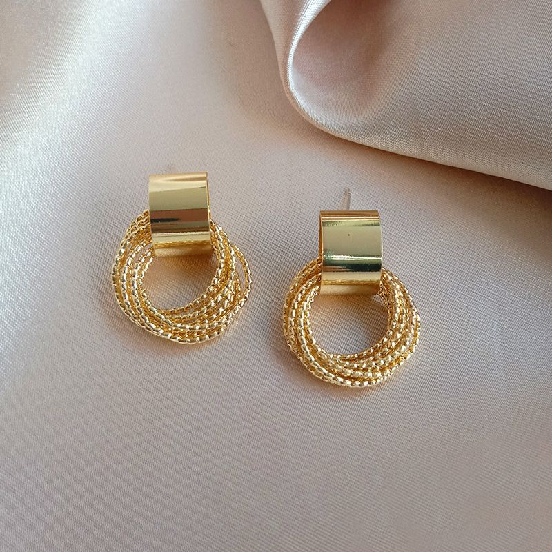 Geometric Earrings, Elegant Circular Earrings 119152 mutual