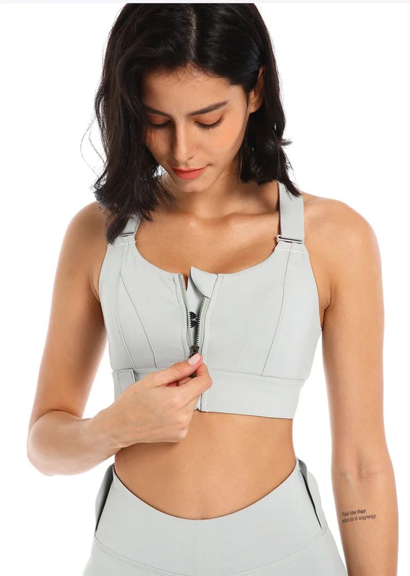 Zipper Sports Bra 119152 Zipper Sports Bra