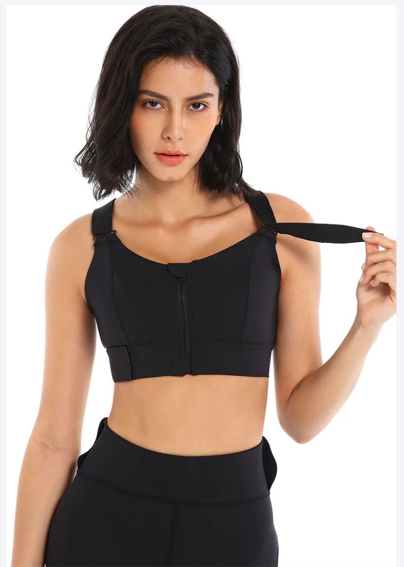 Zipper Sports Bra 119152 Zipper Sports Bra