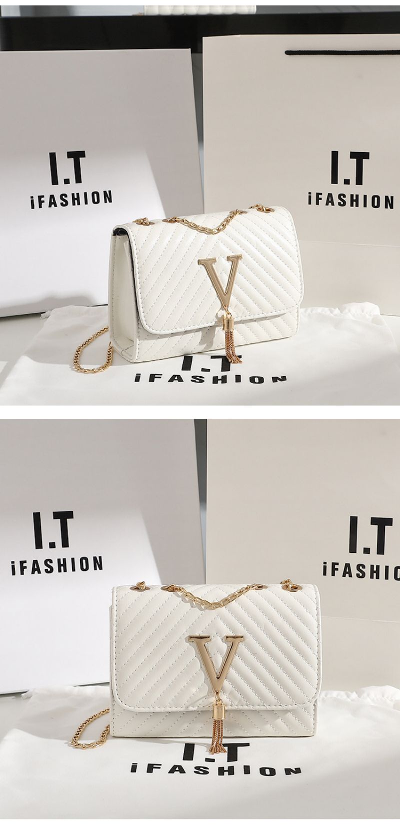 Fashionable Commuting Diamond Grid Chain Shoulder Bag 119152 Fashionable Commuting Diamond Grid Chain Shoulder Bag