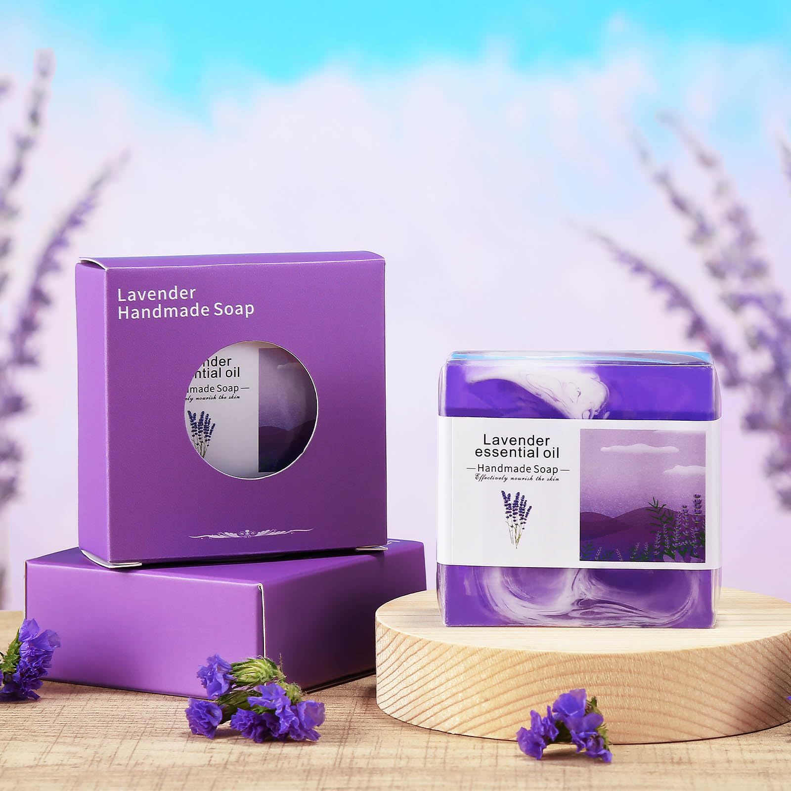 Indulge in a relaxing self-care ritual with our handmade lavender gift set. Each item in this set is carefully crafted with natural ingredients and soothing lavender essential oil, providing a calming and rejuvenating experience. Perfect for gifting or treating yourself to a little luxury.