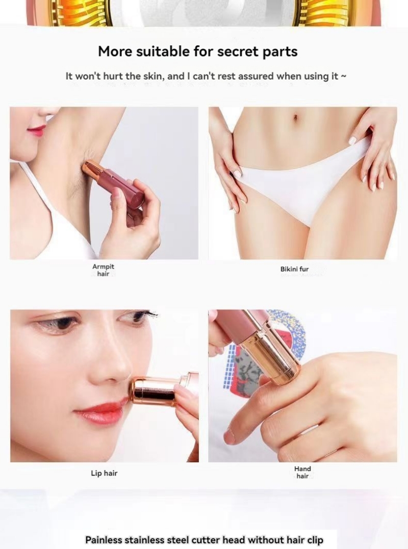 Épilation zones sensibles