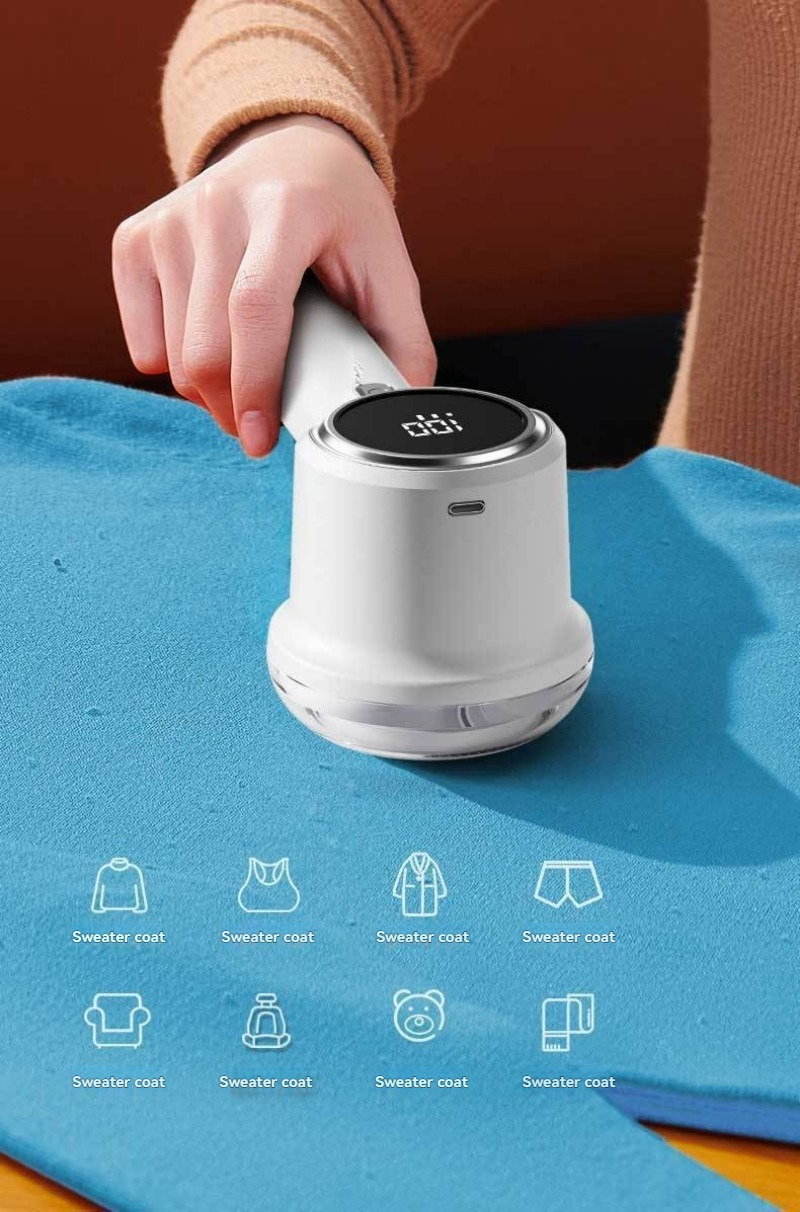 Electric fabric shaver features overview