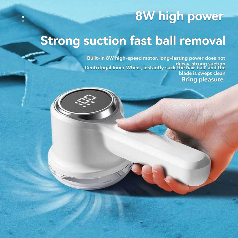 Rechargeable lint remover full view