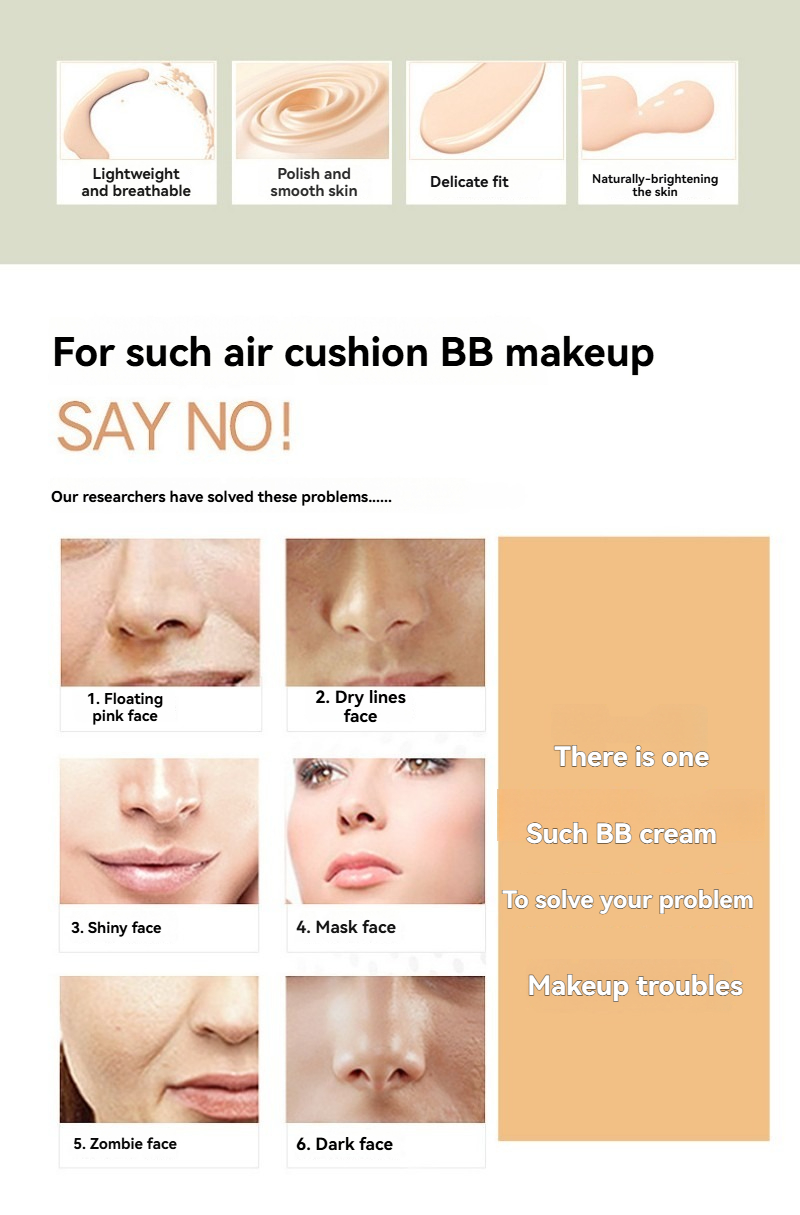Air Cushion BB Cream texture and application